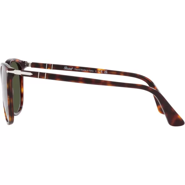 Persol Po3316s Rectangular SunglassesHavanaGreen