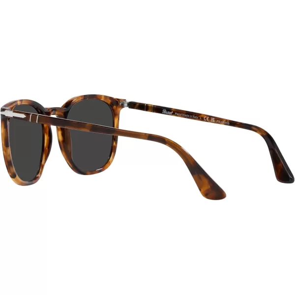 Persol Po3316s Rectangular SunglassesHoney TortoisePolarized Black