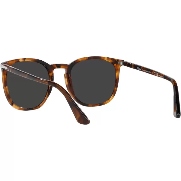 Persol Po3316s Rectangular SunglassesHoney TortoisePolarized Black