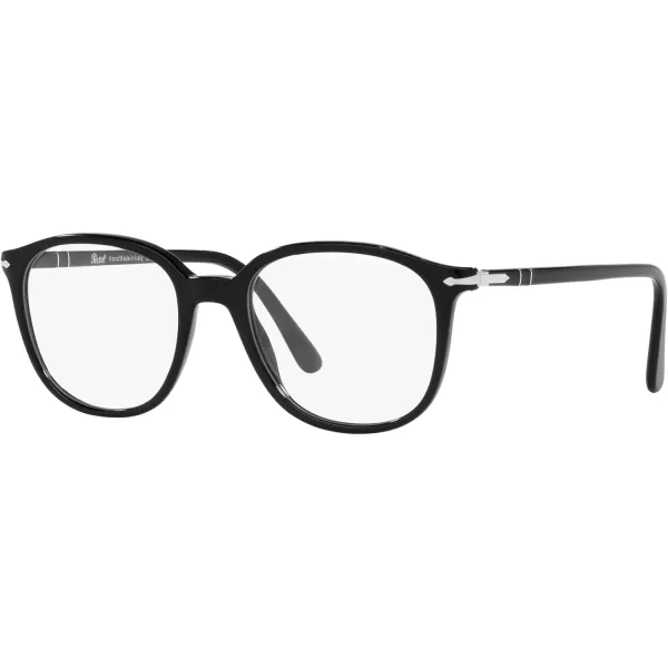 Persol Po3317v Square Prescription Eyewear FramesBlackDemo Lens