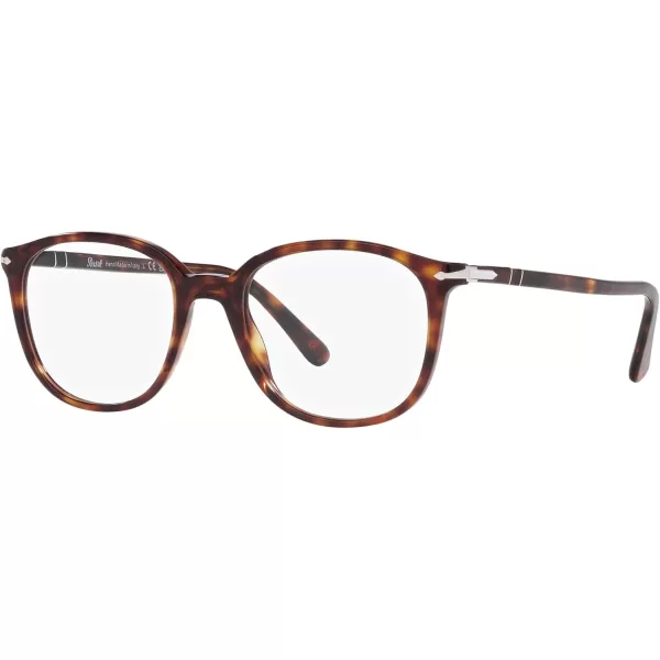 Persol Po3317v Square Prescription Eyewear FramesHavanaDemo Lens