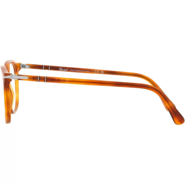 Persol Po3317v Square Prescription Eyewear FramesTerra Di SienaDemo Lens