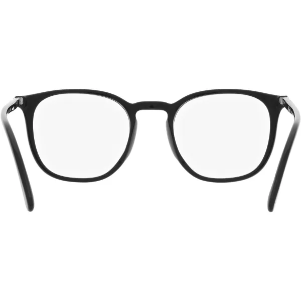 Persol Po3318v Round Prescription Eyewear FramesBlackDemo Lens