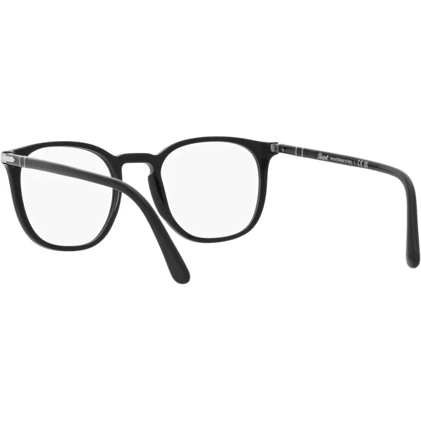 Persol Po3318v Round Prescription Eyewear FramesBlackDemo Lens