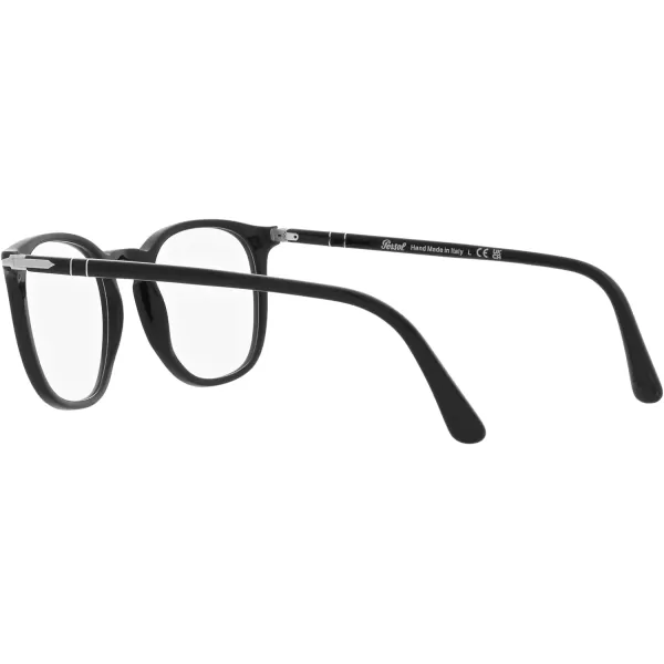 Persol Po3318v Round Prescription Eyewear FramesBlackDemo Lens