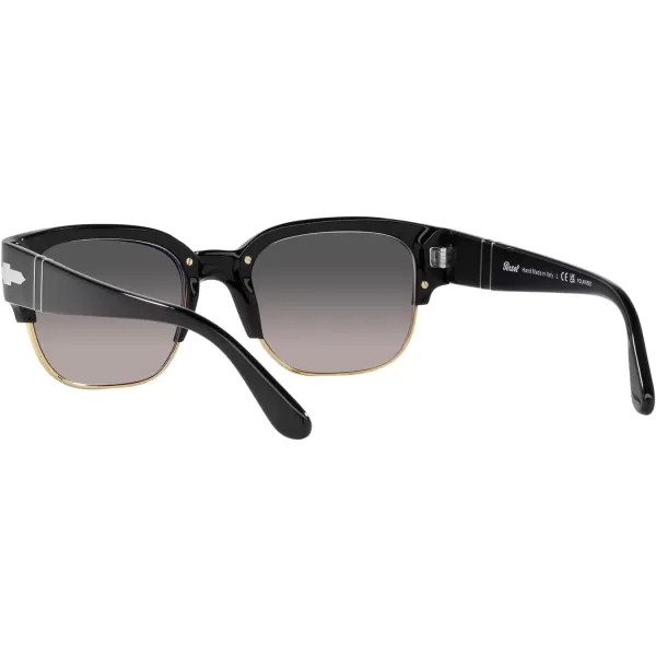 Persol Po3319s Square SunglassesBlackGrey Gradient Dark Grey Polarized