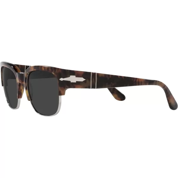 Persol Po3319s Square SunglassesCaffePolarized Black