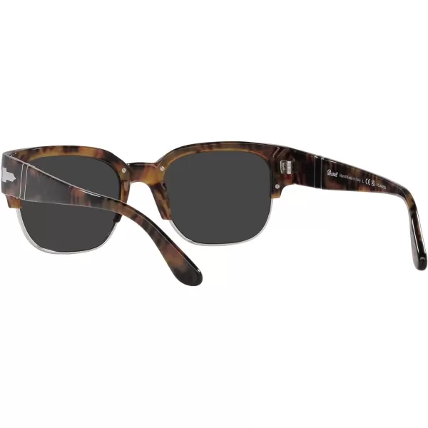 Persol Po3319s Square SunglassesCaffePolarized Black