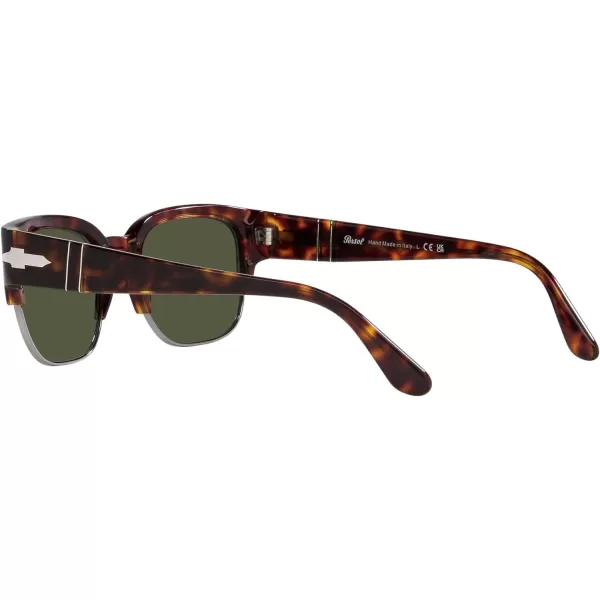 Persol Po3319s Square SunglassesHavanaGreen