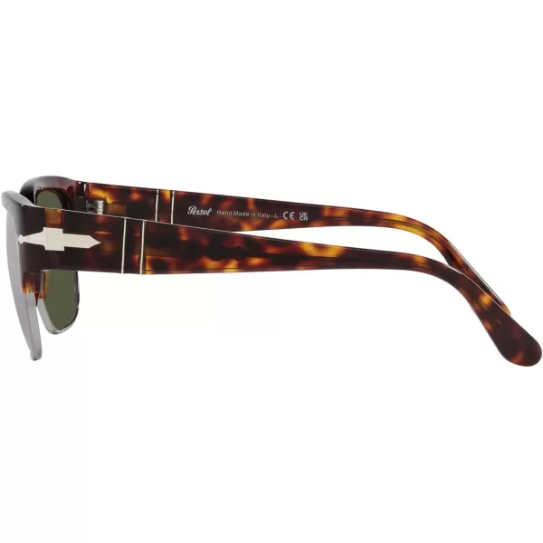 Persol Po3319s Square SunglassesHavanaGreen