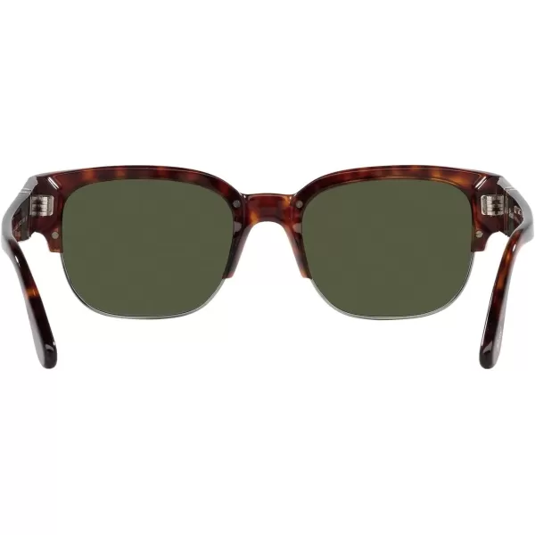 Persol Po3319s Square SunglassesHavanaGreen