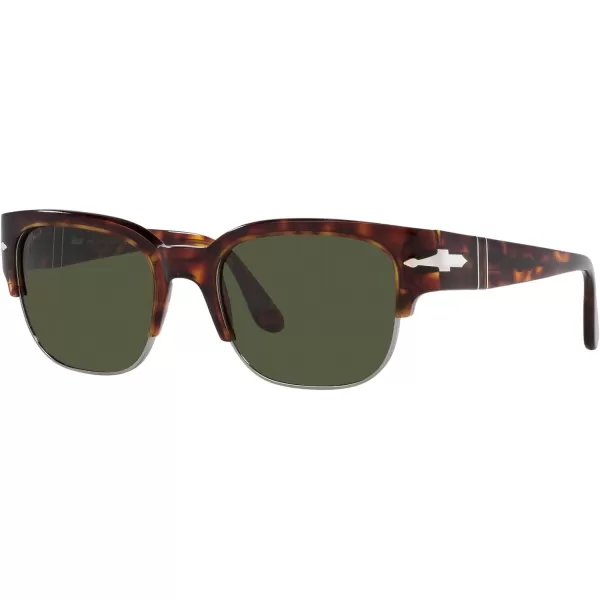 Persol Po3319s Square SunglassesHavanaGreen