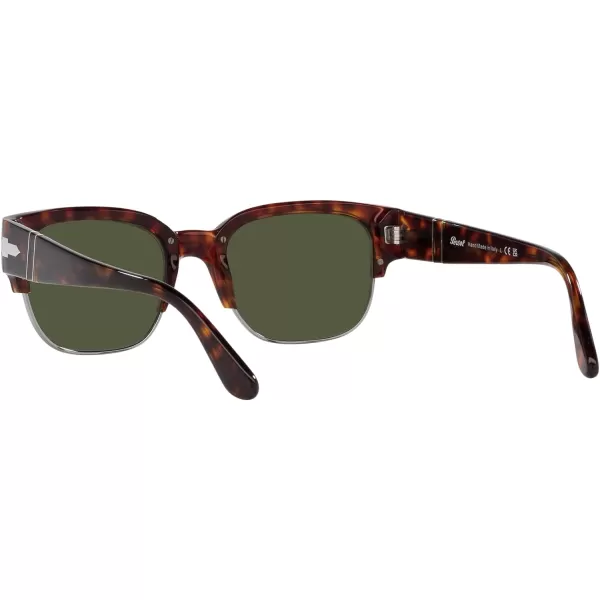 Persol Po3319s Square SunglassesHavanaGreen