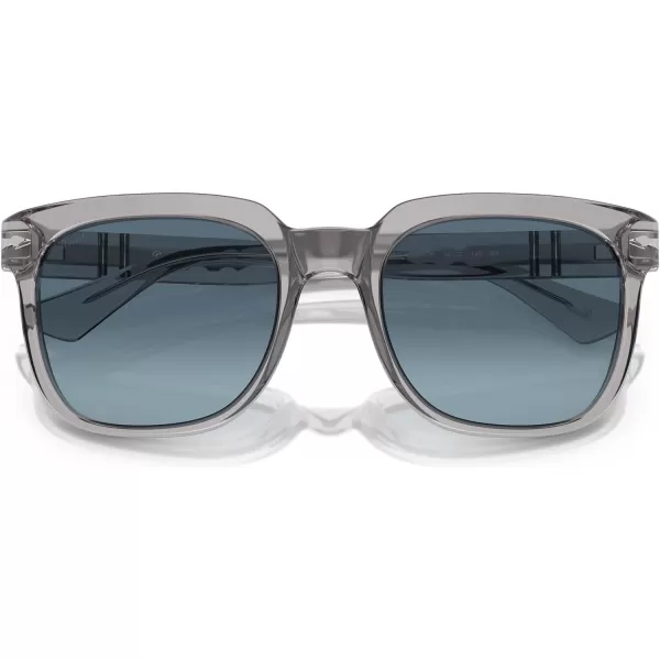 Persol Po3323s Square SunglassesTransparent Grey