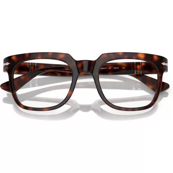 Persol Po3325v Square Prescription Eyewear FramesHavanaDemo Lens