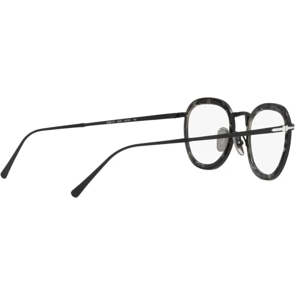 Persol Po5009vt Round Prescription Eyewear FramesBlackDemo Lens