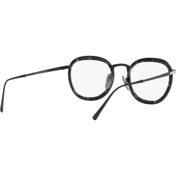 Persol Po5009vt Round Prescription Eyewear FramesBlackDemo Lens