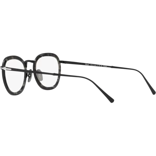 Persol Po5009vt Round Prescription Eyewear FramesBlackDemo Lens