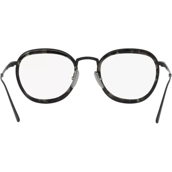 Persol Po5009vt Round Prescription Eyewear FramesBlackDemo Lens