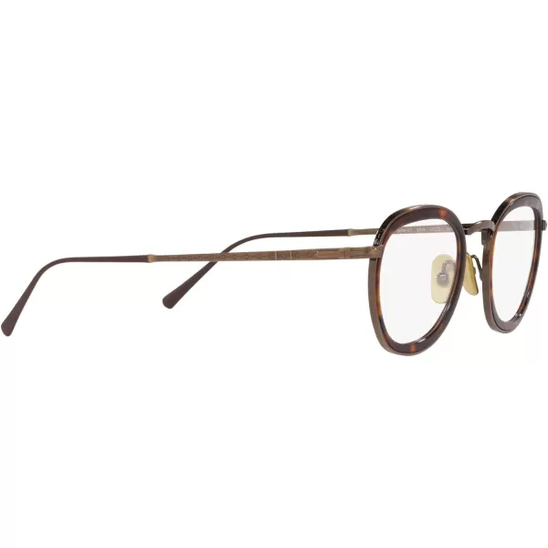 Persol Po5009vt Round Prescription Eyewear FramesBrownDemo Lens