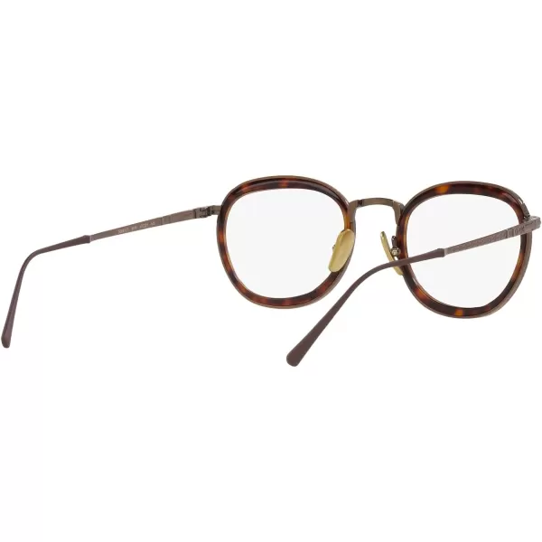 Persol Po5009vt Round Prescription Eyewear FramesBrownDemo Lens