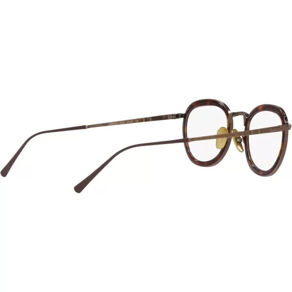 Persol Po5009vt Round Prescription Eyewear FramesBrownDemo Lens