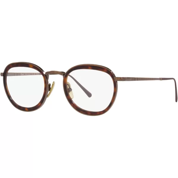 Persol Po5009vt Round Prescription Eyewear FramesBrownDemo Lens