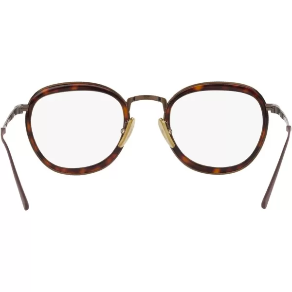 Persol Po5009vt Round Prescription Eyewear FramesBrownDemo Lens