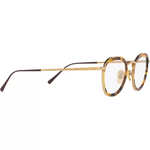 Persol Po5009vt Round Prescription Eyewear FramesGoldDemo Lens