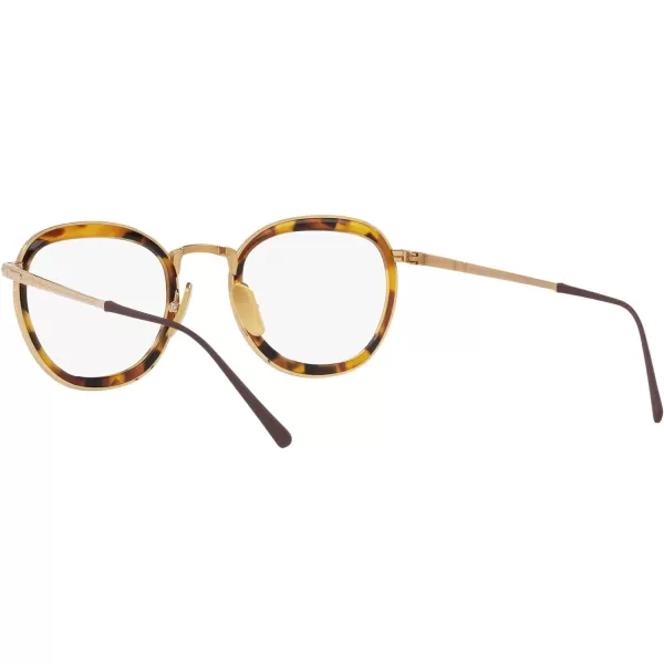 Persol Po5009vt Round Prescription Eyewear FramesGoldDemo Lens