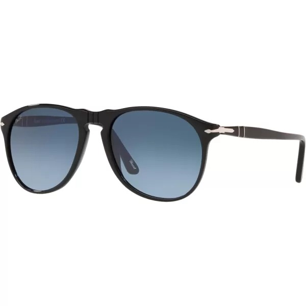 Persol Po9649s Aviator SunglassesBlackAzure Gradient Blue