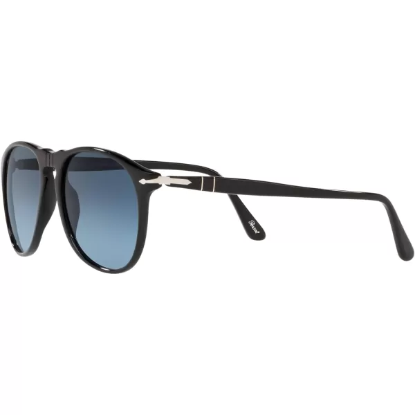 Persol Po9649s Aviator SunglassesBlackAzure Gradient Blue