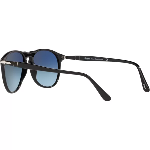 Persol Po9649s Aviator SunglassesBlackAzure Gradient Blue