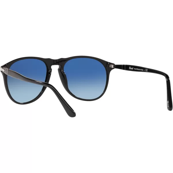 Persol Po9649s Aviator SunglassesBlackAzure Gradient Blue