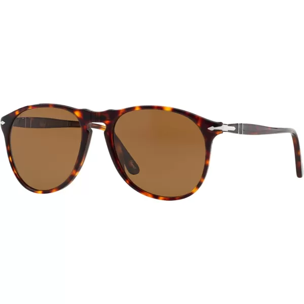 Persol Po9649s Aviator SunglassesHavanaBrown Polarized