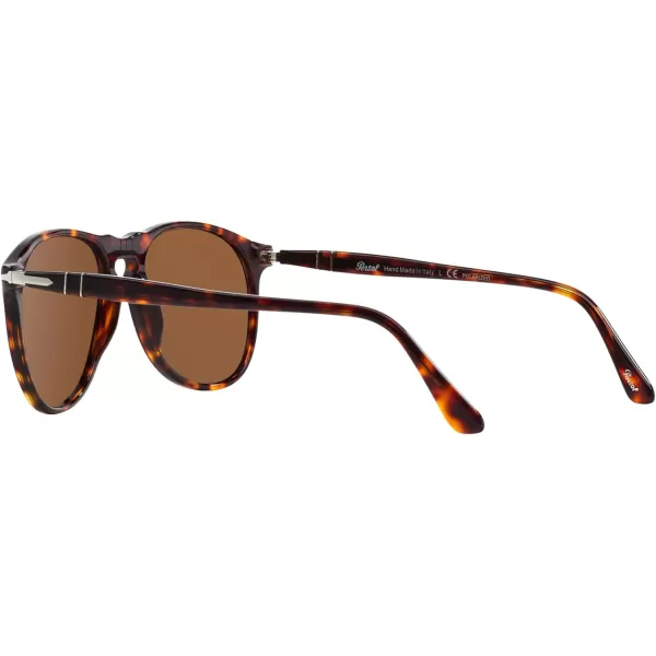 Persol Po9649s Aviator SunglassesHavanaBrown Polarized