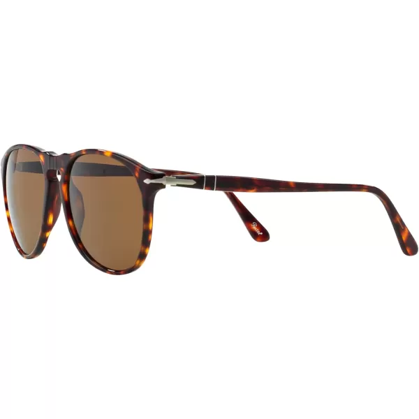 Persol Po9649s Aviator SunglassesHavanaBrown Polarized