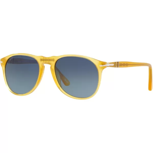 Persol Po9649s Aviator SunglassesMieleAzure Blue Gradient Polarized