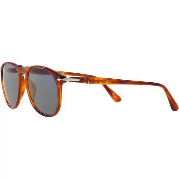 Persol Po9649s Aviator SunglassesTerra Di SienaLight Blue