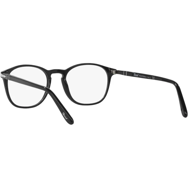 Persol Womens Po3007v Square Prescription Eyewear FramesBlackDemo Lens