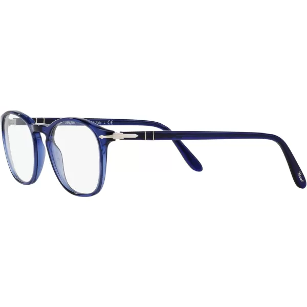 Persol Womens Po3007v Square Prescription Eyewear FramesCobaltoDemo Lens