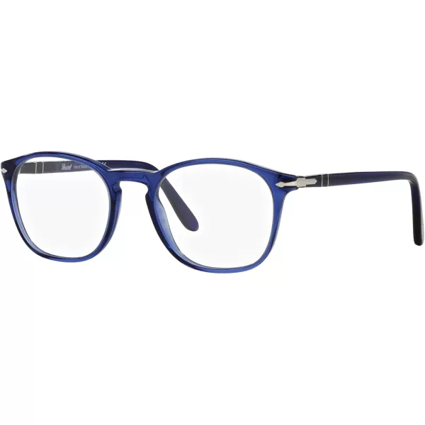 Persol Womens Po3007v Square Prescription Eyewear FramesCobaltoDemo Lens