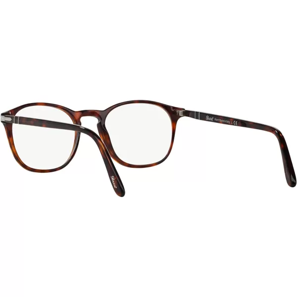 Persol Womens Po3007v Square Prescription Eyewear FramesHavanaDemo Lens