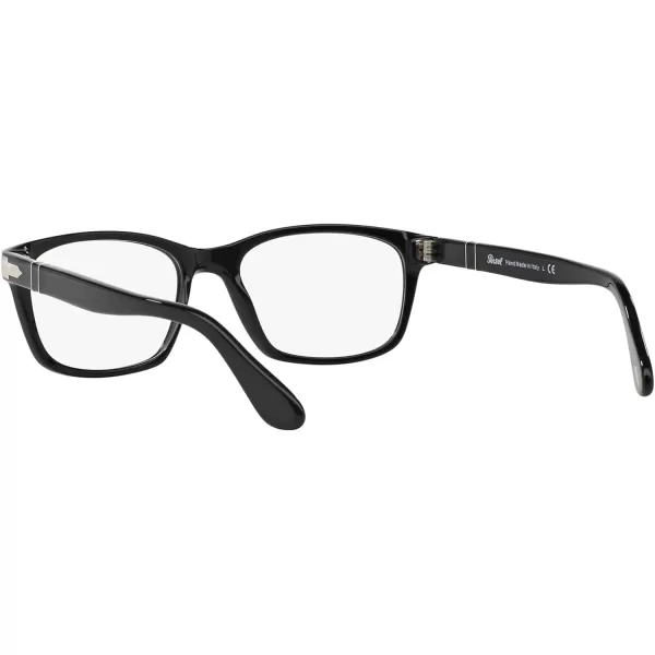 Persol Womens Po3012v Square Prescription Eyewear FramesBlackDemo Lens