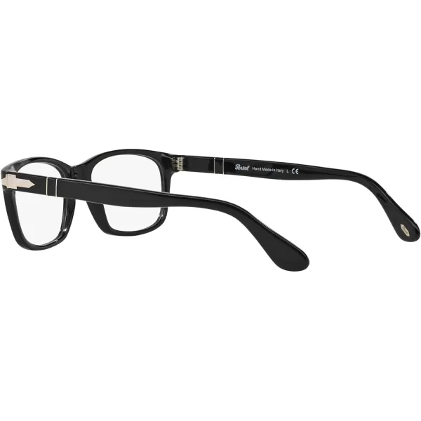 Persol Womens Po3012v Square Prescription Eyewear FramesBlackDemo Lens