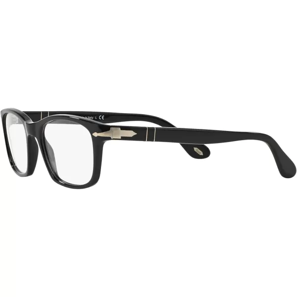 Persol Womens Po3012v Square Prescription Eyewear FramesBlackDemo Lens