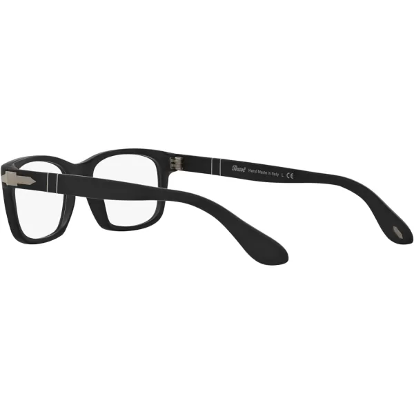 Persol Womens Po3012v Square Prescription Eyewear FramesMatte BlackDemo Lens