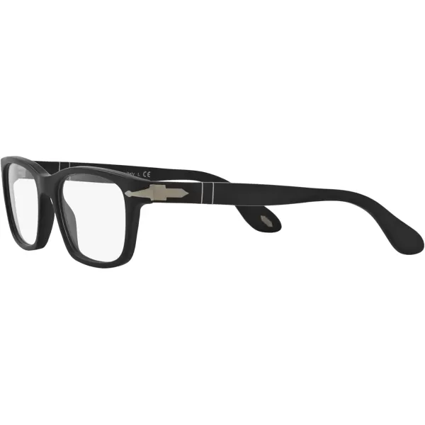 Persol Womens Po3012v Square Prescription Eyewear FramesMatte BlackDemo Lens