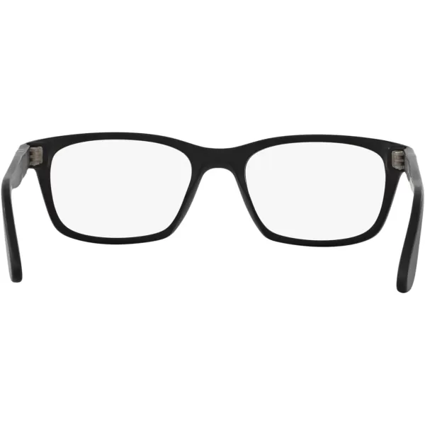 Persol Womens Po3012v Square Prescription Eyewear FramesMatte BlackDemo Lens