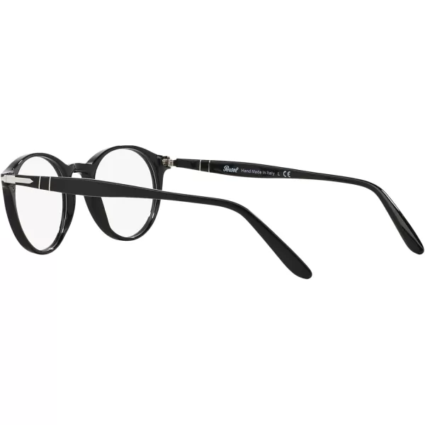 Persol Womens Po3092v Round Prescription Eyewear FramesBlackDemo Lens